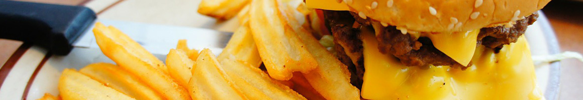 Eating Burger at Archibald's Drive-Thru restaurant in Ontario, CA.